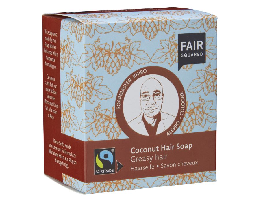 Fair Squared Shampoo Block Fat Hair 2 Pieces Coconut