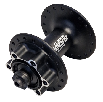 Shimano Hb-m525a deore voornaaf disc 6-bout 36g zwart uitval