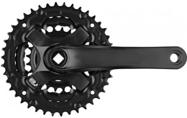 Samox Crankset 170 mm triple 42 32 22 t mat zwart 4 mm