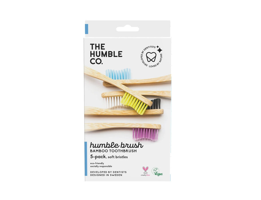 The Humble Co. Toothbrushes Bamboo Soft 5 pieces