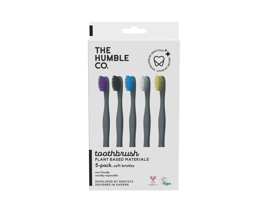 The Humble Co. Toothbrushes Plant Based Soft 5 pieces