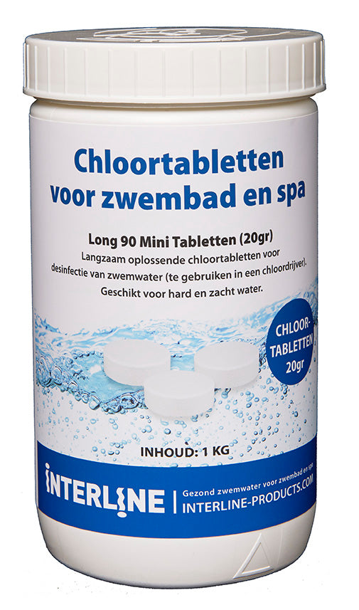 Interline -Chlor -Tabletten Long90 20gram 1 kg