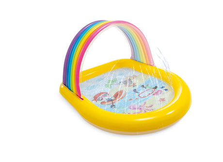 Intex Regenboog zwembad met watersproeiers