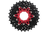 Sunrace Cassette Csrx1 11S 11-28T staal zwart rood