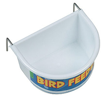 Happy Pet Food Bowl halb runde weiß