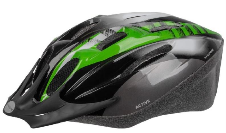 M-Wave Helm Active atb race groen gestree