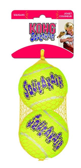 Kong Squeakair Tennis Ball żółty z sygnałem dźwiękowym