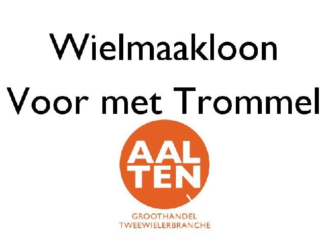 Wiel maken spaakloon voor met trommel