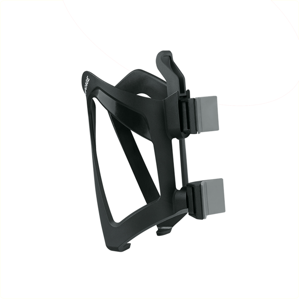 SKS Bidone holder and bottle Confirmation Anywhere with Topcage, Matt Black