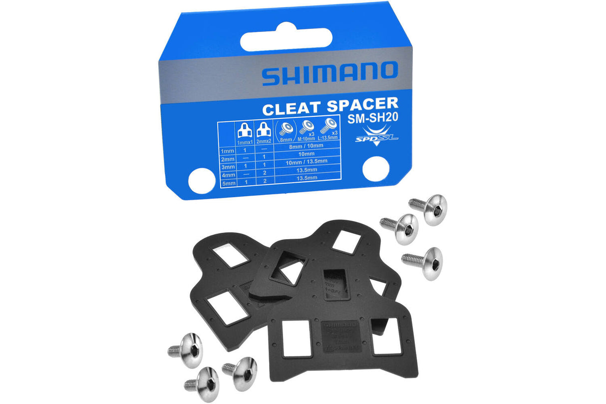 De Shimano fëllt Stécker Schong. SM-sh20 fir SPD-Sl mat Bolzen