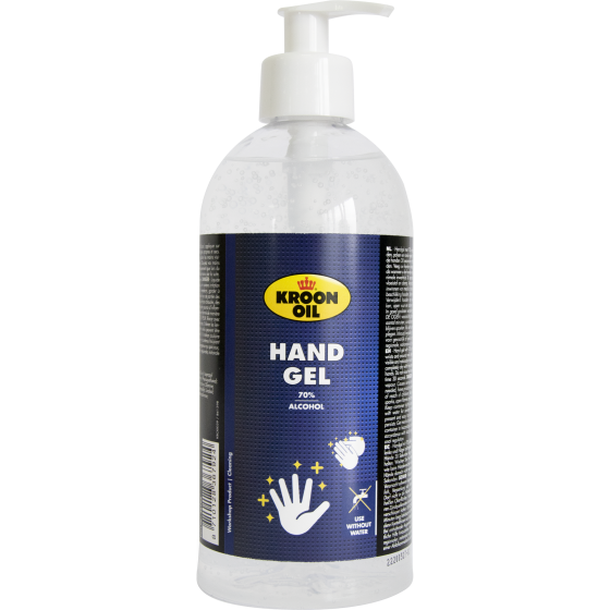 Gel à main d'huile de kroon 70% d'alcool 500 ml