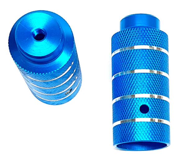 Hzb Hzb freestyle asverlengers pegs 110 mm blauw set 2 stuks