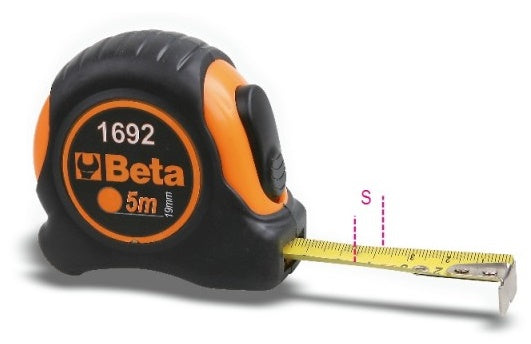 Beta 1692 Rolband size with housing measuring tape steel 3m