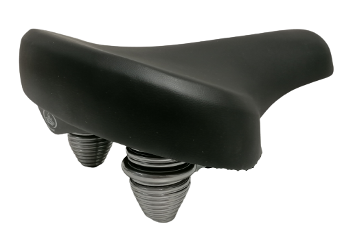 Selle MonteGrappa 1800 Selva Junior Cruiser Saddle Black