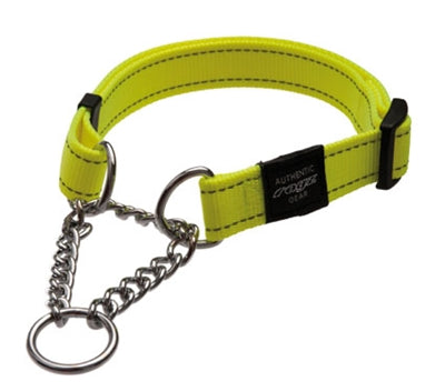 Rogz for Dogs Fanbelt Half Slip kołnierz żółty