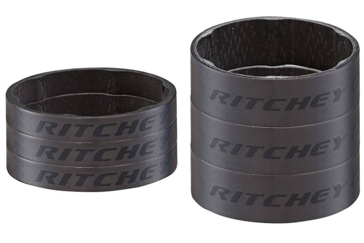 Ritchey wcs Spacer Set Kuelestoff UD Mat 3x5mm + 3x10mm