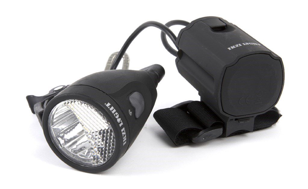 Headlight 3w + LED incl. Loader an opluedbar Batterien