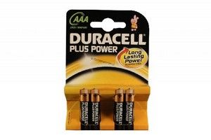 Duracell -batteri plus AAA (P4)