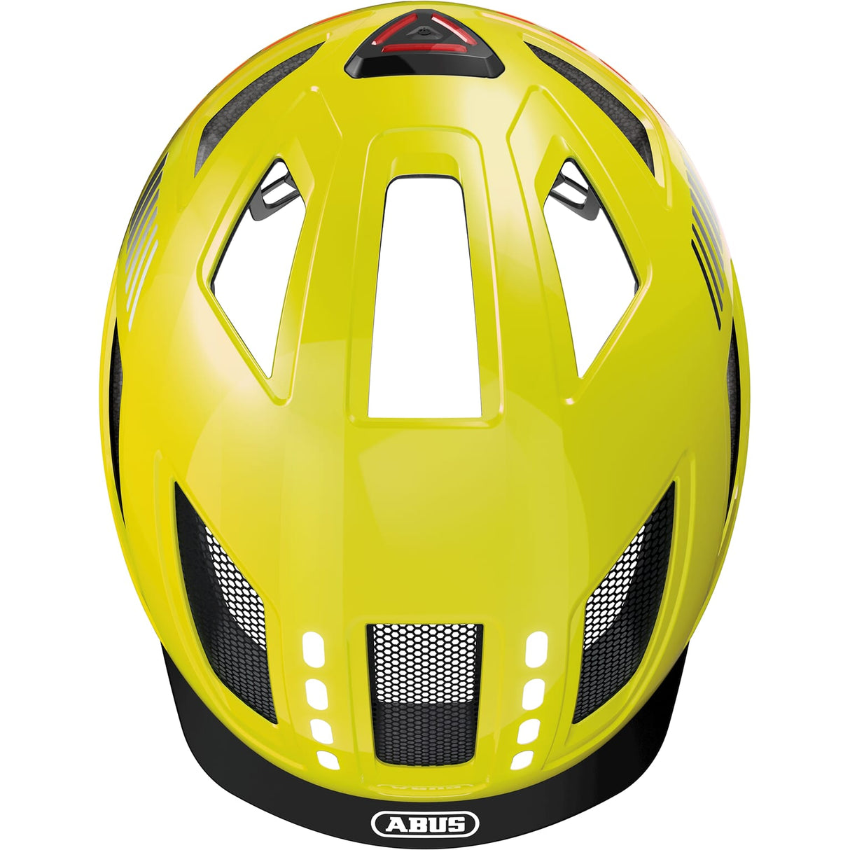 Abus Helmet Hyban 2.0 LED Signal Yellow M 52-58cm