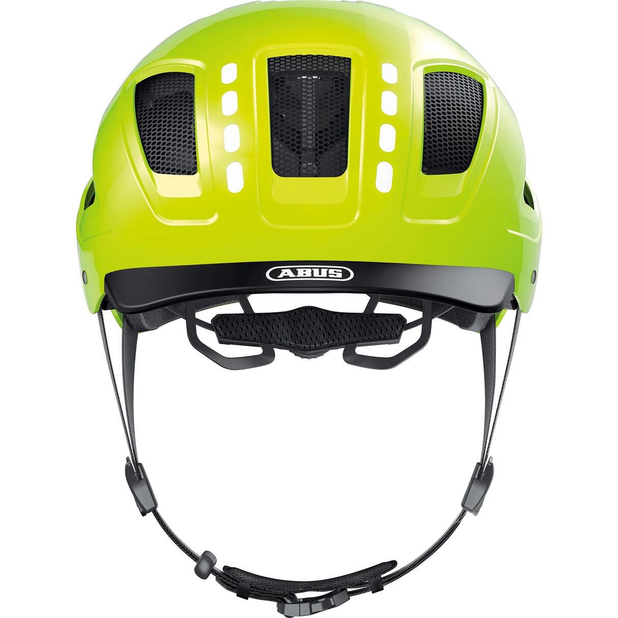 ABUS Casco Hyban 2.0 LED SEÑAL Amarillo L 56-61 cm