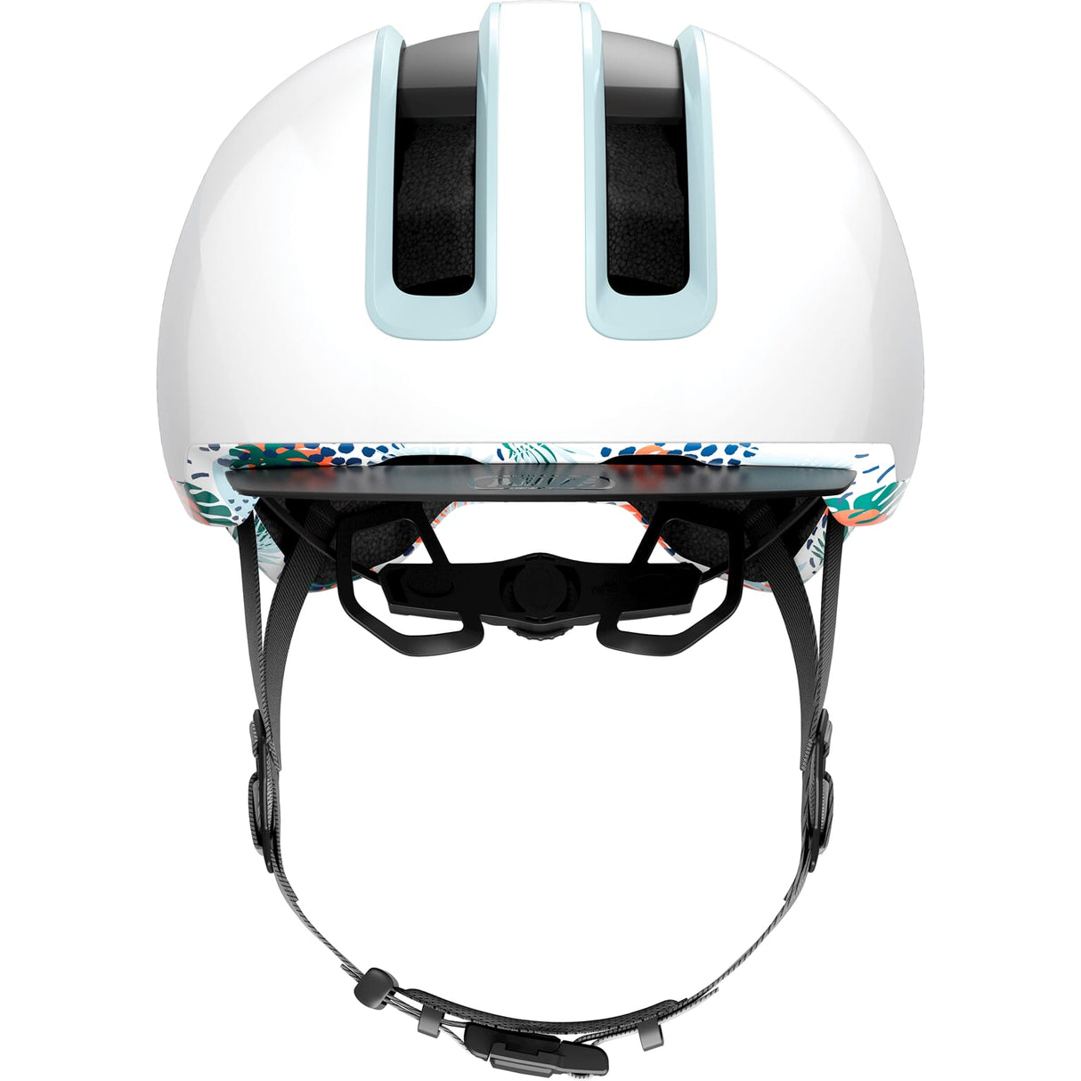 Abus Helm Hud-y Flower White M 54-58 cm