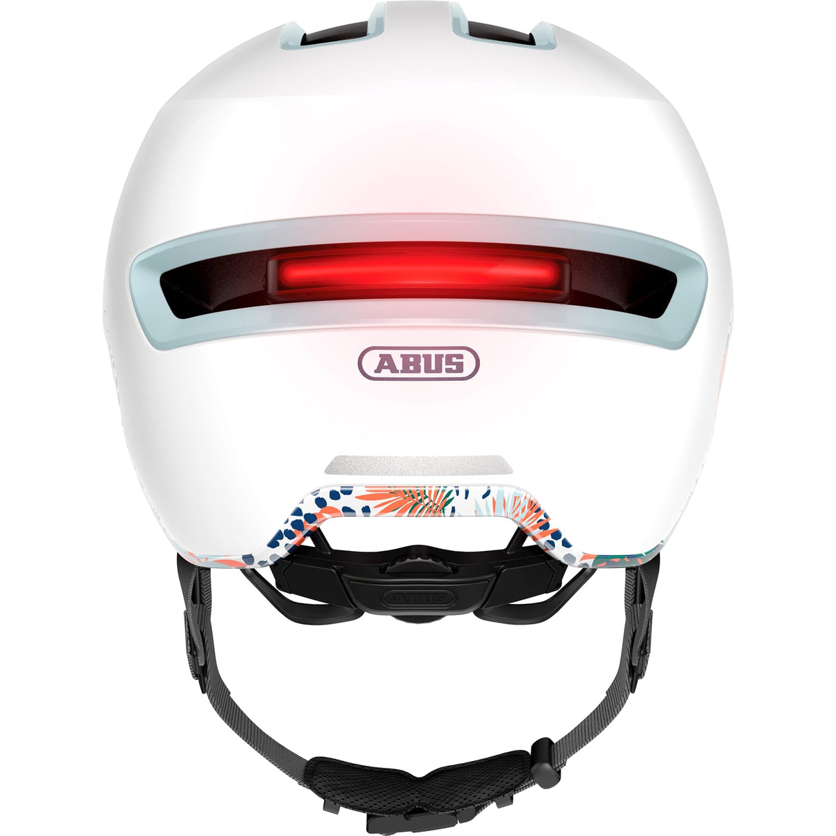 Abus helm hud-y kwiat biały m 54-58 cm