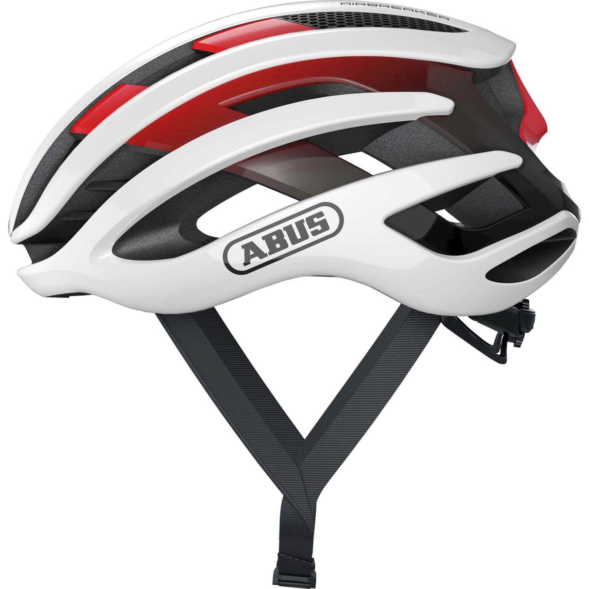 Abus čelada Airbreaker White Red S 51-55cm