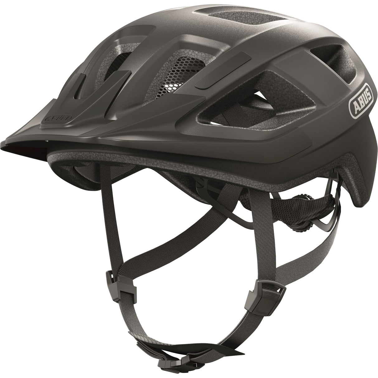 Abus Helm Aduro 3.0 sportieve en chique stadshelm voor veilig fietsen in het drukke stadsverkeer titan 51-55cm