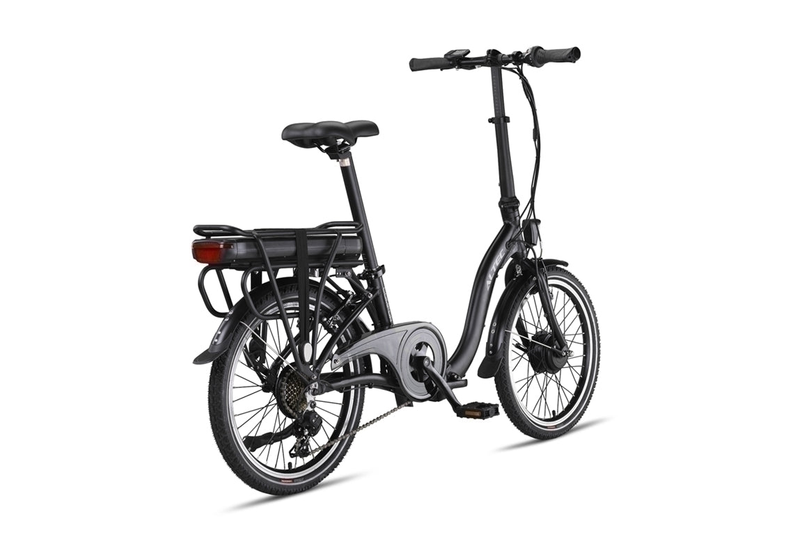 Altec Komfort E-Bike klappt Vëlo 20 Zoll 7-Spd. 518 Wh Mat schwaarze m129 40nm