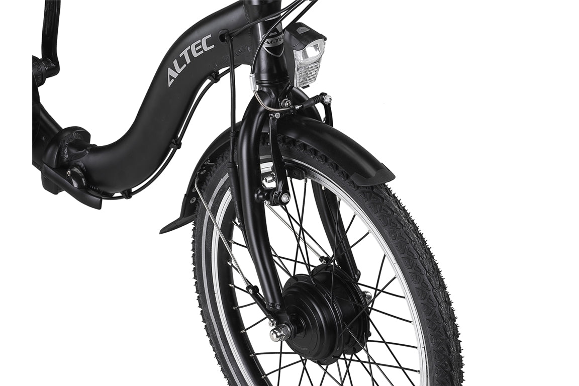 Altec Comfort E-Bike Folding Bike 20 tum 7-spd. 518Wh Mat Black M129 40nm