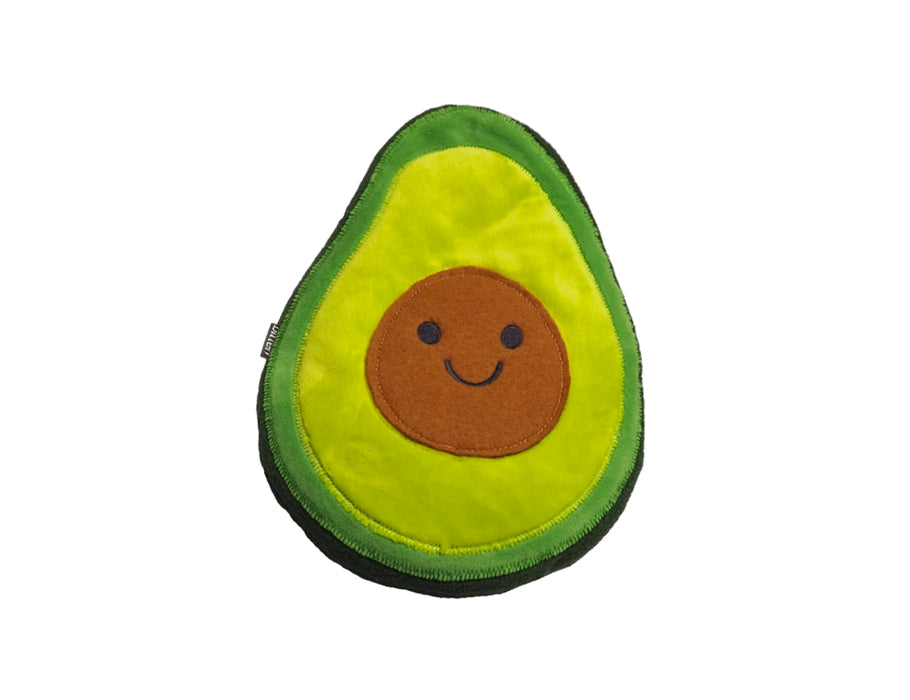 Bitten heat cushion cuddly avocado