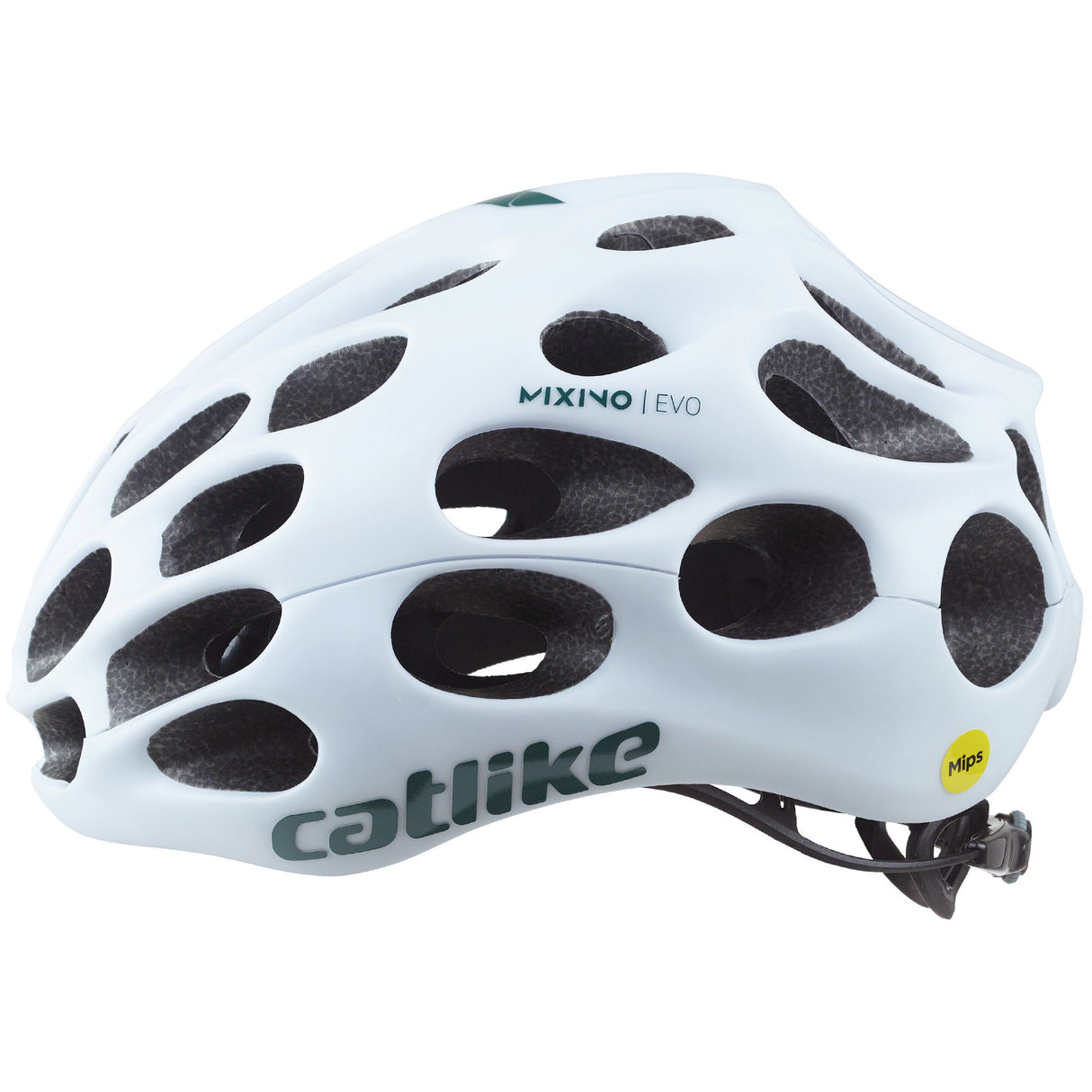 BUZAGLO RACEHELM MIXINO EVO MIPS Dimensioni L 58-60 cm Bianco di lucentezza