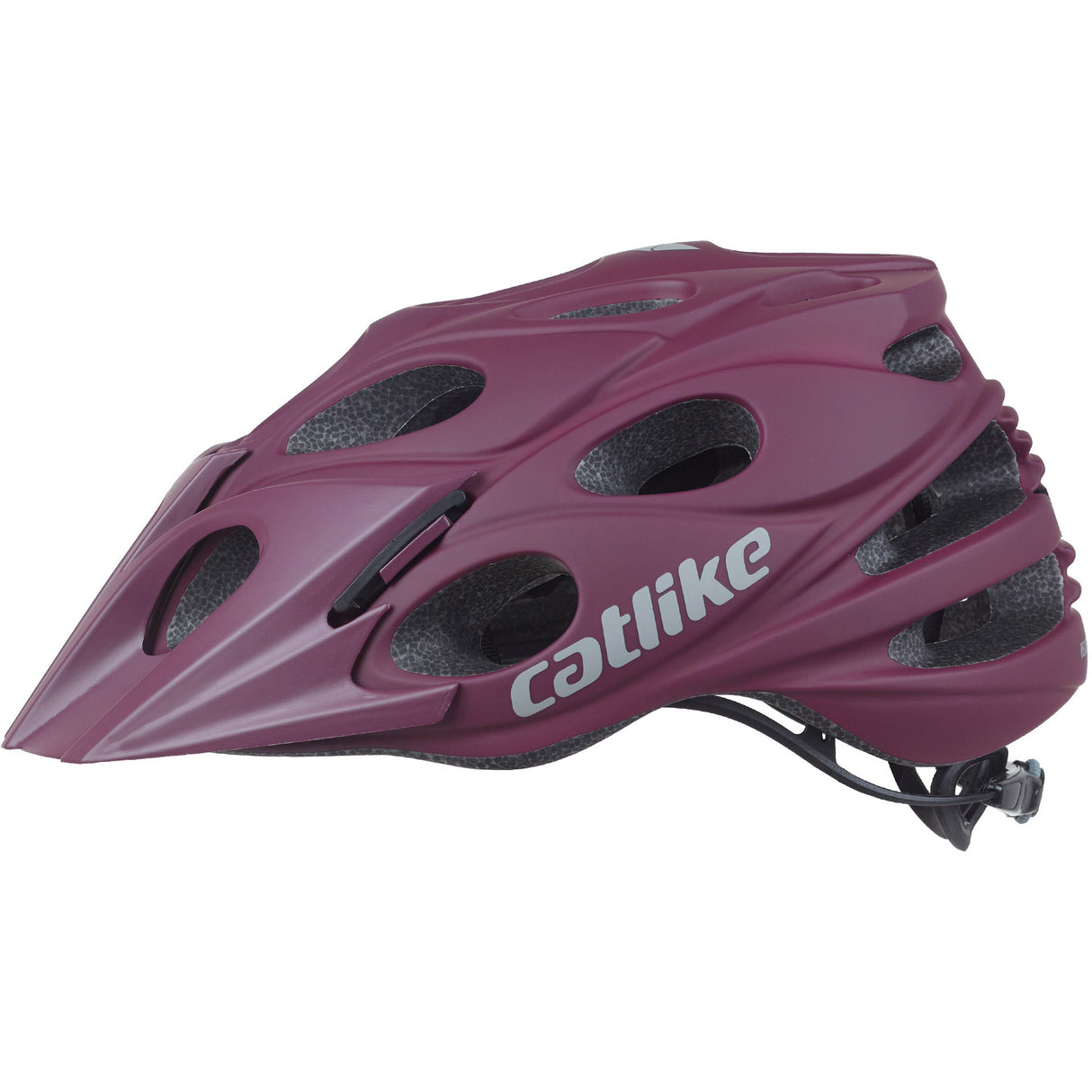 Buzaglo MTB Helm Blattgröße L 58-60 cm Burgund