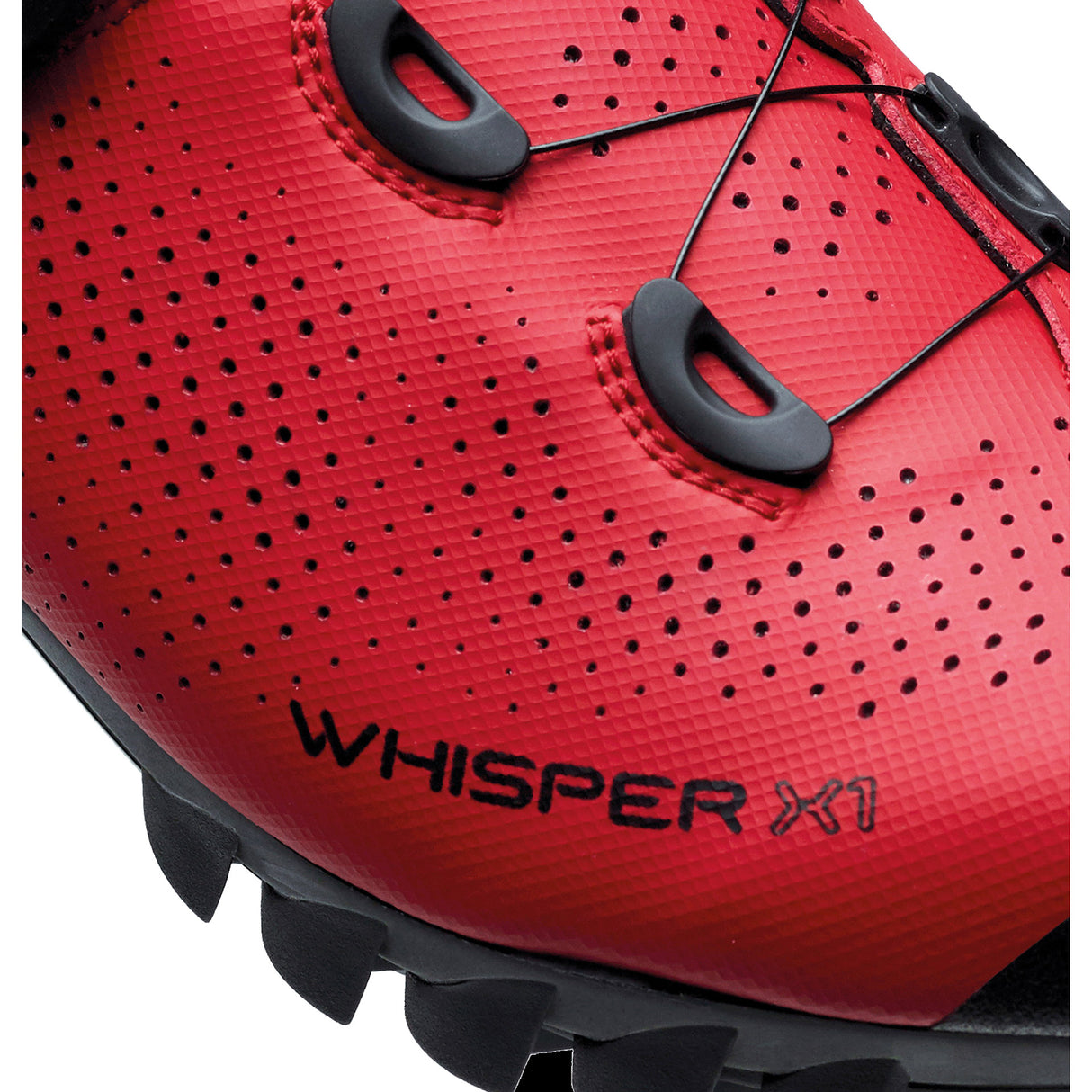 BUZAGLO MTB Buty Whisper x1 MTB nylon rozmiar 42 czerwony