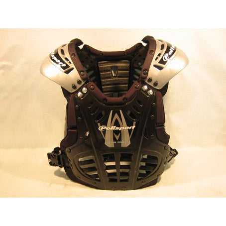 Body Protector Adult XP-2 Black Silver Black