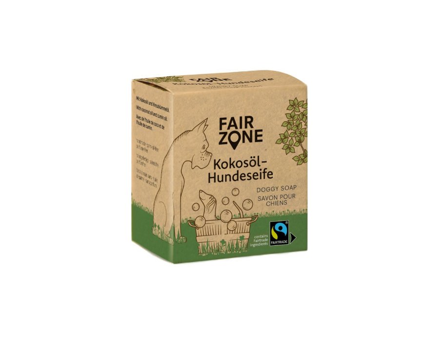 Kokosovo olje Fairzone Dog Soap in kumino olje 160 gr.