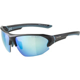 Lunettes de vêtements de sport olympiques Lyron HR Black Matt-Blue Cmb