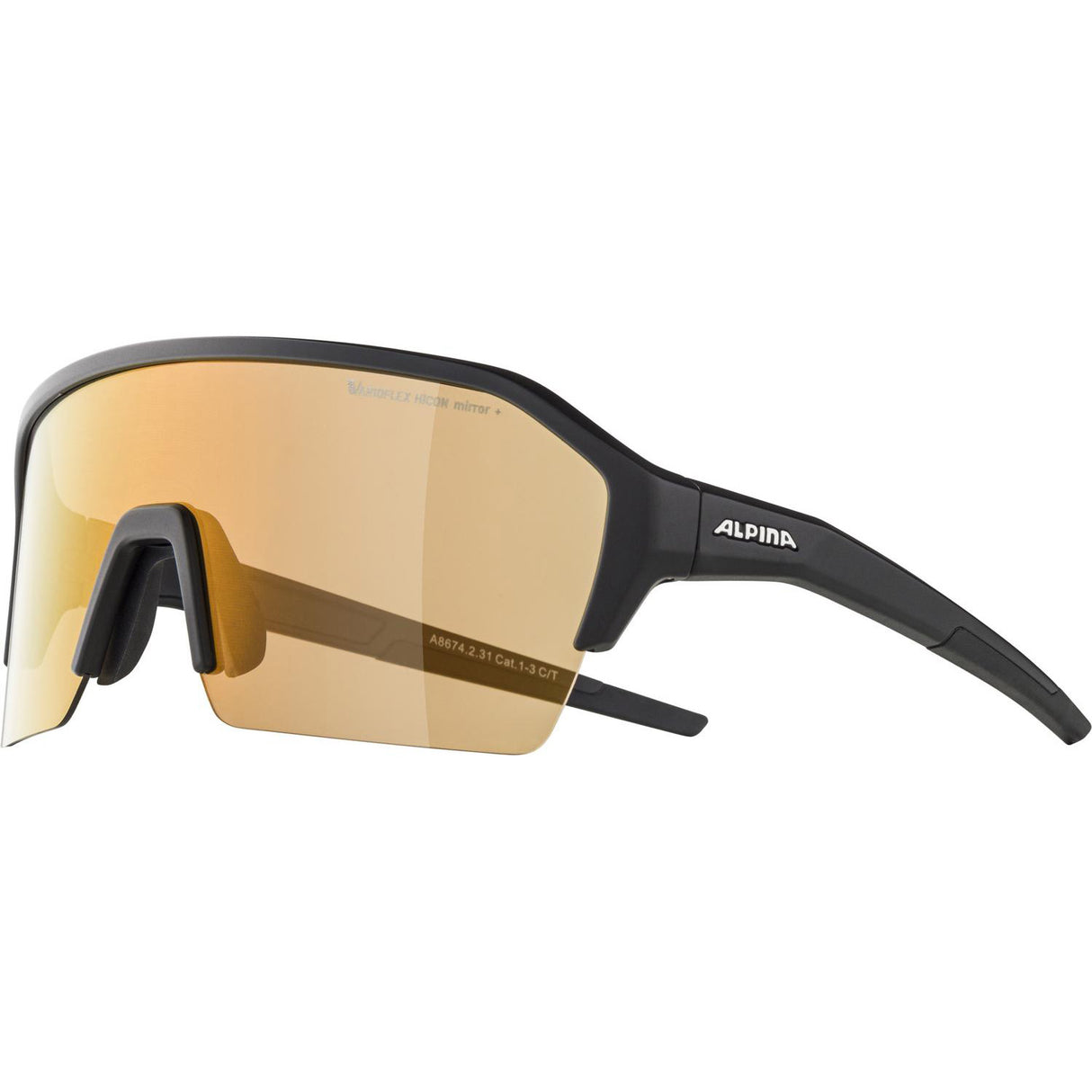 Olympic Sportswear glasses RAM HR Black Matt HVLM+