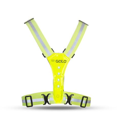 Outwet Kids led safer vest neon yellow kids size