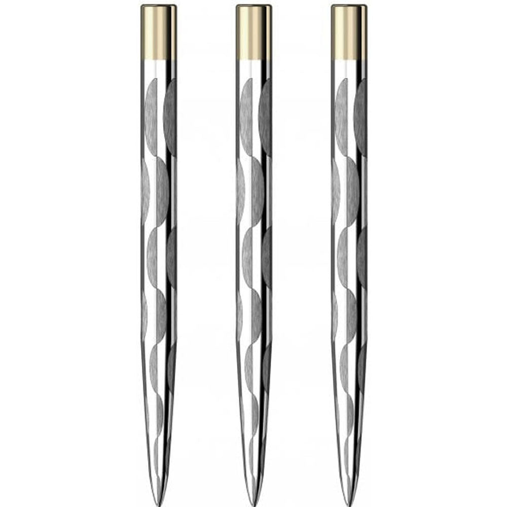 Mission Mission Laser Plus Solid Arc Tip Darts Points Silver 32 mm