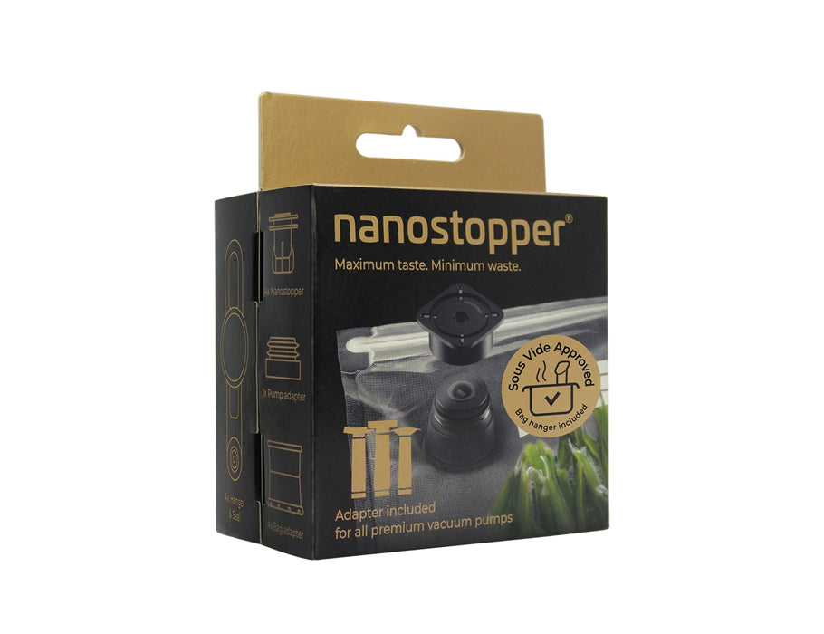 Airtender nanostopper for vakuumtrekking av mat