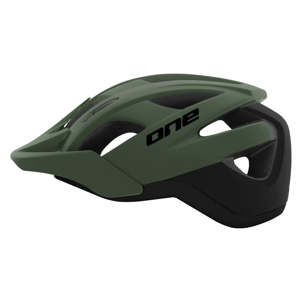 One One helm trail pro s m (55-58) black khakki