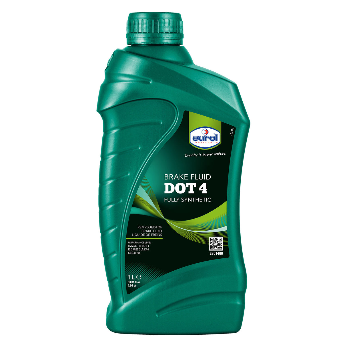 Eurol Remvloeistof DOT4 1-liter 100% syntetic E801400