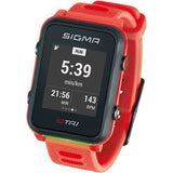 Sigma id.tri Neon Red Basic ZS Harts GPS Acti Ant + BLE + SensorSet