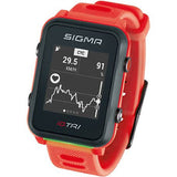 Sigma id.tri neon rosso base zs harts gps acti ant + ble + sensorset