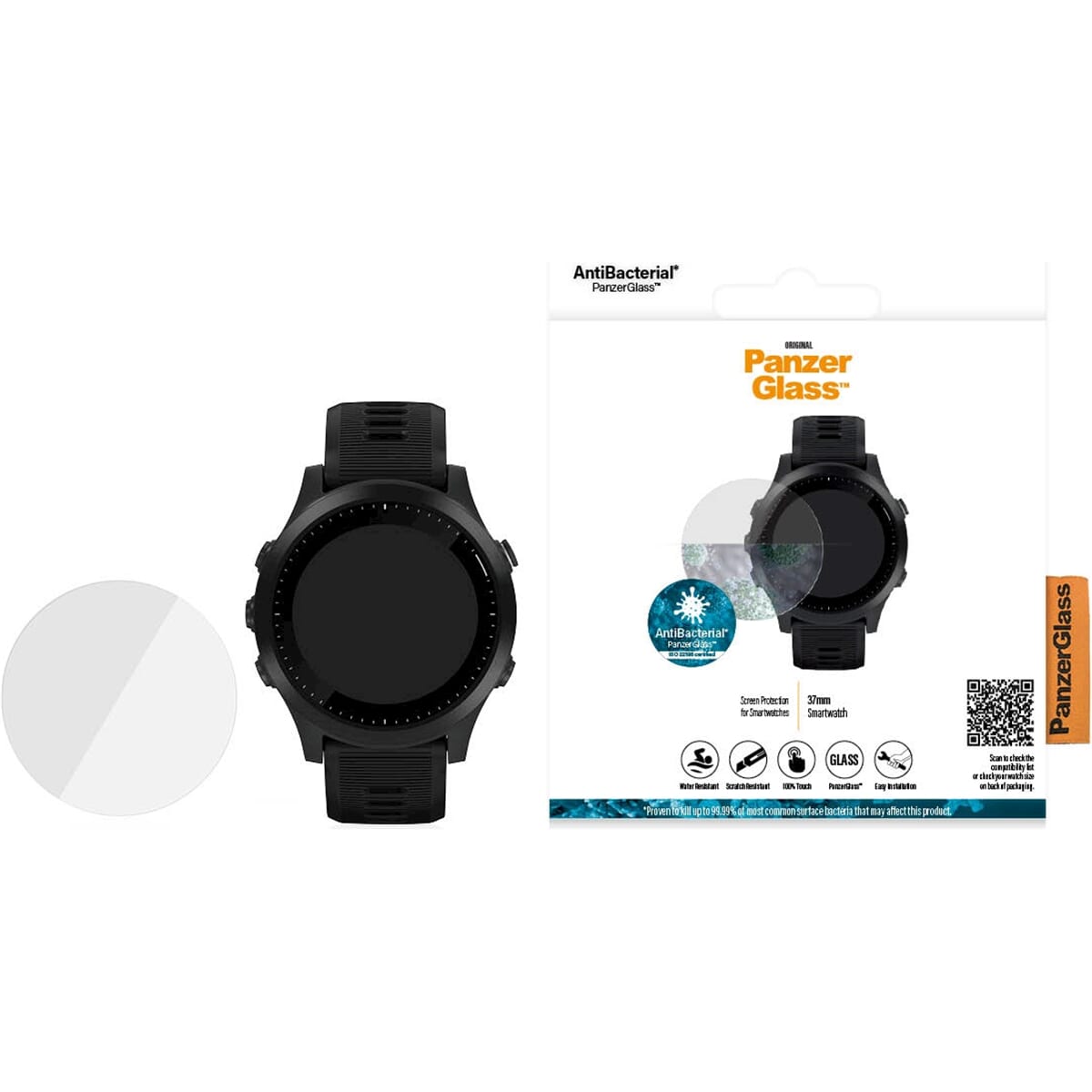 Smartwatch Panzerglass 37 mm ochraniacz ekranu