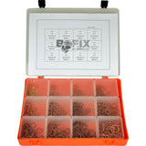 Bofix 226600 Box range 12-compartment red copper rings