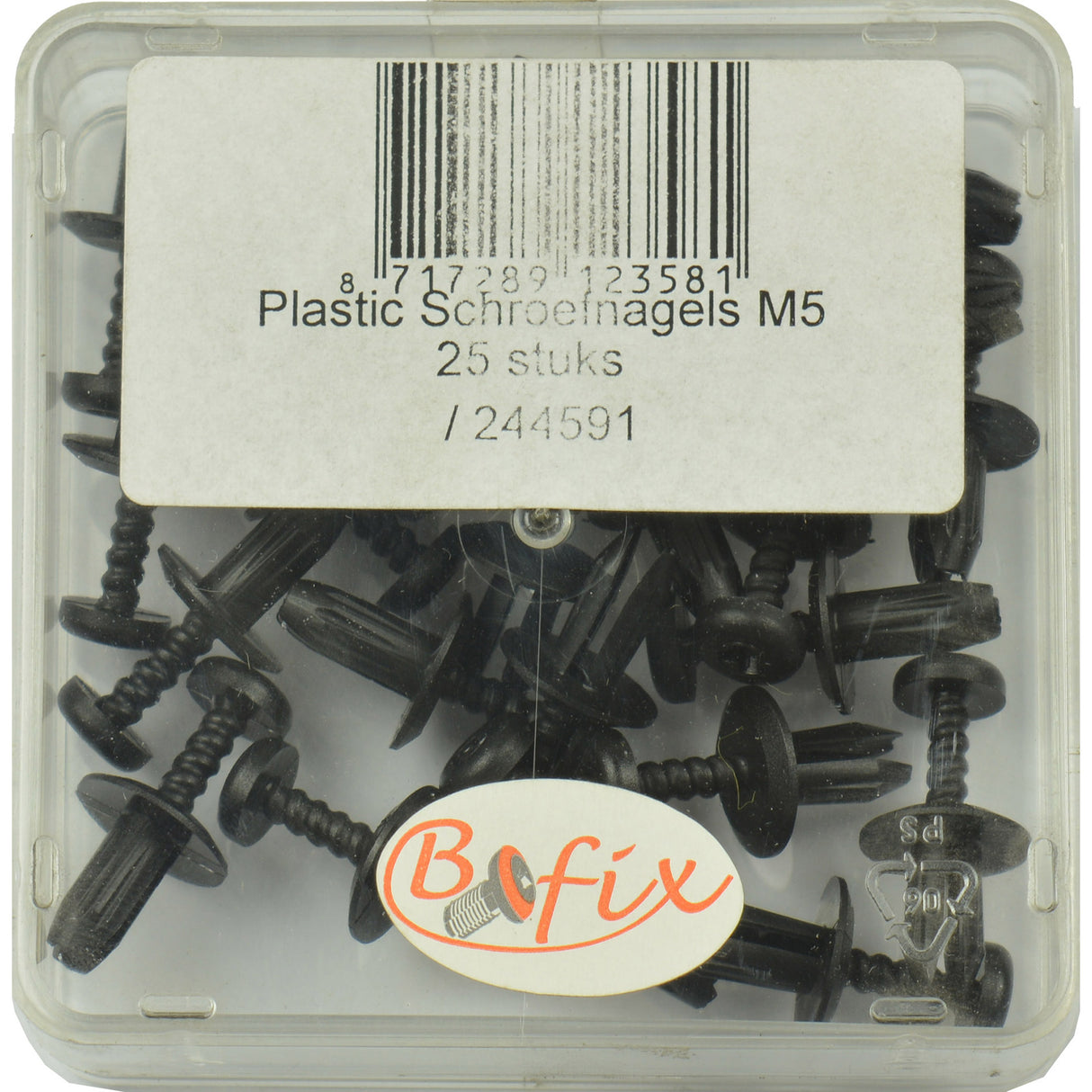 Bofix 244591 Skrue negleplast M5 P 25