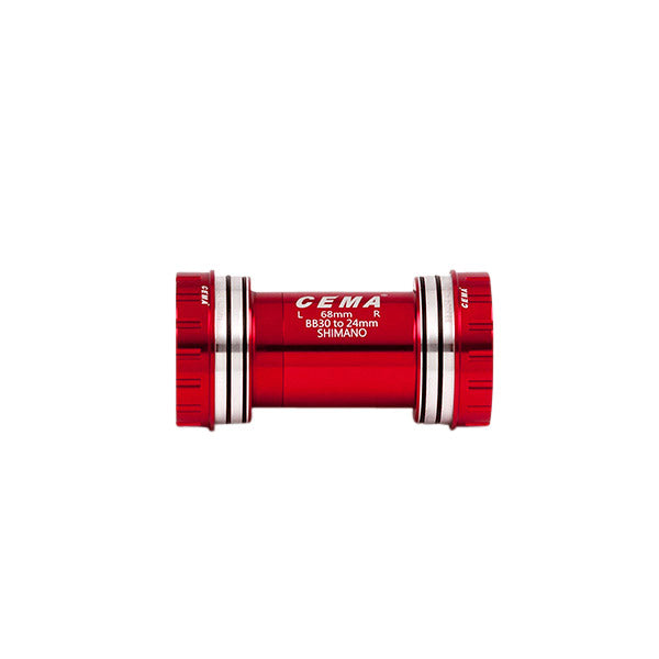 CSA BRACKETAS BB30 Interlock Shimano-Keramik-Rood