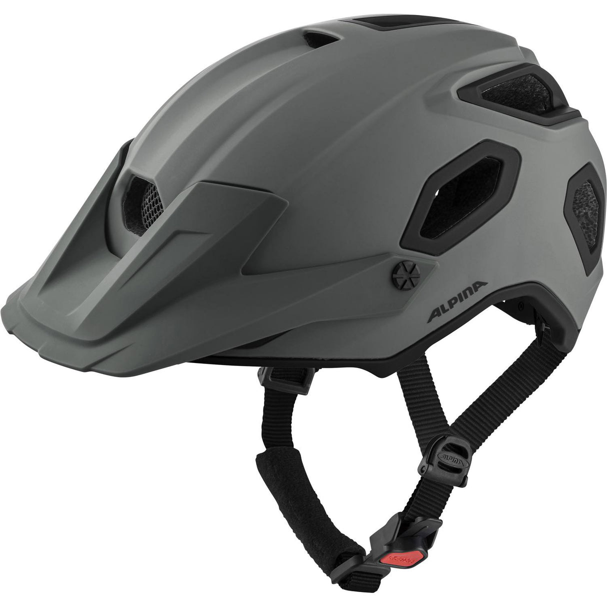 Olympic Sportswear Sports MTB Helm COMOX 52-57 Matt Gray